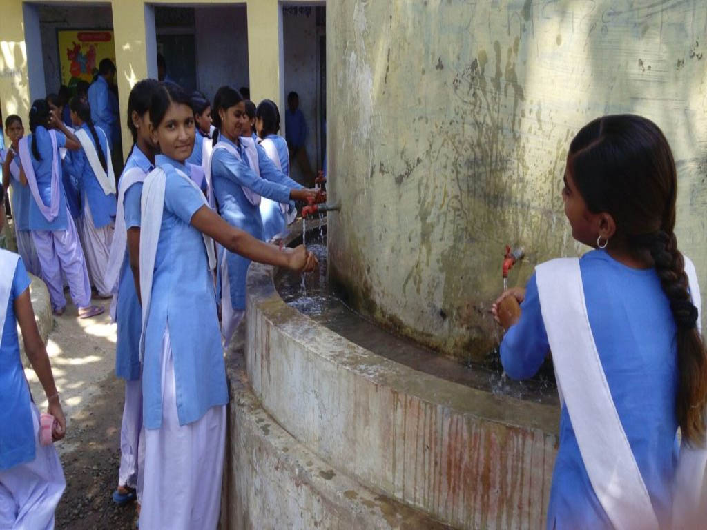HANDWASING and Hygiene management at Schools and ICDS Feeding centre